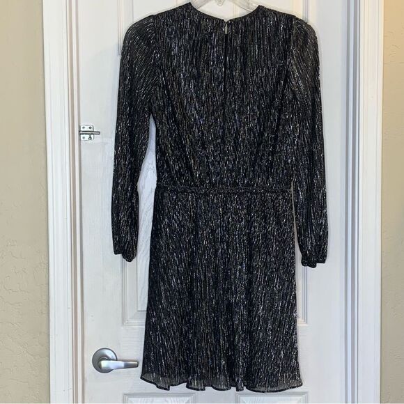 White House Black Market Shimmer Blouson Dress Size Small - Picture 5 of 13